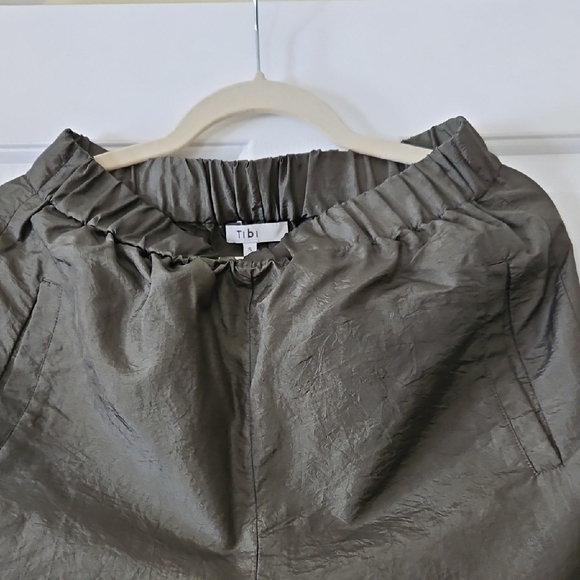 Tibi Green Joggers Small - Picture 2 of 3